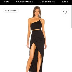 superdown Lydia One shoulder top Black Women's Size XS